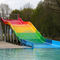Скольжение семьи стеклоткани цвета радуги детей широкое для парка Aqua