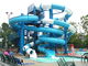 Детская площадка Игры на открытом воздухе Коммерческое оборудование бассейна Водные горки Комплект стекловолокна Для взрослых