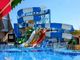 ODM развлечения аквапарк бассейн бассейн ребенок ездит стекловолокнистый горка