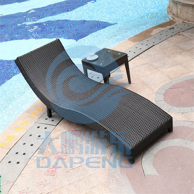 Алюминиевая длина кресла для отдыха 190cm ротанга PE аксессуаров бассейна рамки