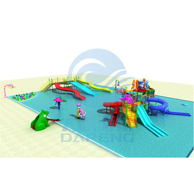 Подгонянное комбинированное водных горок спортивной площадки скольжения холма парка Aqua детей земное