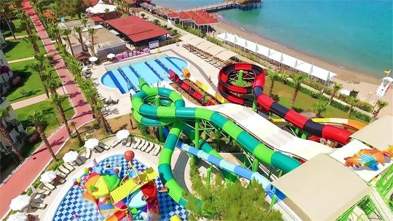 Хорошая цена. Горяче оцинкованный стальной водный парк развлечений бассейн оборудование водяного горка из стекловолокна онлайн