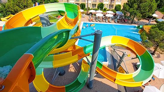 Хорошая цена. Игры для взрослых на открытом воздухе Аксессуары Водяная горка из стекловолокна Для детей Водная площадка онлайн
