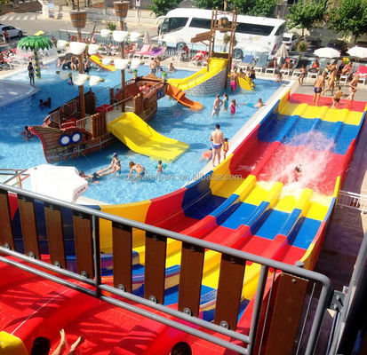 Хорошая цена. Water Park Manufacturer Fiberglass Swimming Pool Slides Project Popular Commercial Aqua Park Water Slides For Sales онлайн