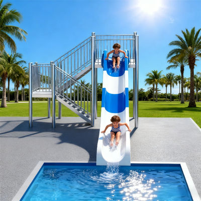 Хорошая цена. High-Speed Water Slide Fiberglass Material Residential Hotels Parks Swimming Pool Can Personalized Design Use For Adults And Children онлайн