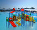 Скольжение открытого бассейна водных горок спортивной площадки безопасностью детей анти- УЛЬТРАФИОЛЕТОВОЕ с ведрами
