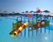 Скольжение открытого бассейна водных горок спортивной площадки безопасностью детей анти- УЛЬТРАФИОЛЕТОВОЕ с ведрами