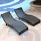 Алюминиевая длина кресла для отдыха 190cm ротанга PE аксессуаров бассейна рамки