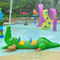 Игры брызг воды животных брызг крокодила FRP с местом в аквапарк