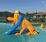 УЛЬТРАФИОЛЕТОВОЕ двойного скольжения собаки бассейна детей стеклоткани скольжения бассейна Flume мини анти-