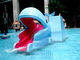 Лягушки кита скольжения бассейна детей скольжение бассейна стеклоткани мини форменное