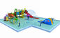 Подгонянное комбинированное водных горок спортивной площадки скольжения холма парка Aqua детей земное