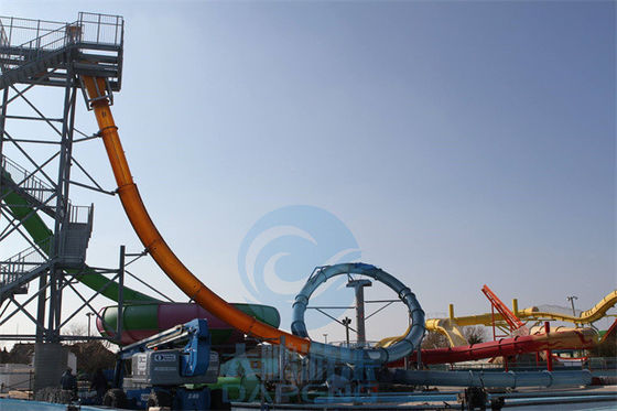 Хорошая цена. водные горки Aqualoop высоты 17m подгоняли водные горки FRP гигантские для взрослых онлайн