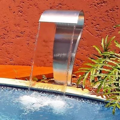 Хорошая цена. Металлические аксессуары бассейна SPA Нержавеющая сталь Фонтанная голова Каскад Внешний водопад онлайн