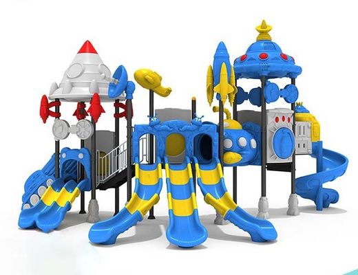 OEM Наружные игровые площадки безопасное оборудование пластиковые игровые горки для детей
