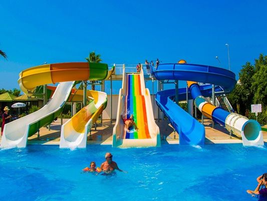 OEM Аква-парк Наружные водные игровые площадки Водные горки из стекловолокна для продажи