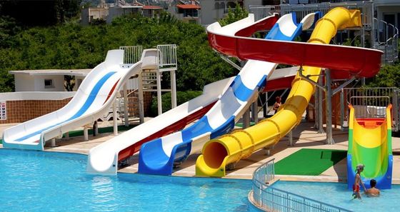 Водный аквапарк оборудование игровой площадка стекловолокнистые горки для детей