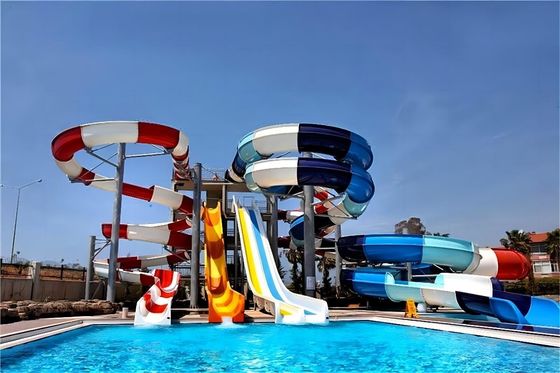 Детская аква игровая площадка Водная горка для парка 18,5 кВт