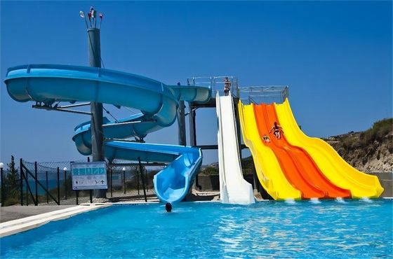 OEM Водный детский парк для развлечений Игровой площадка Игровой дом Водный горка из стекловолокна для детей
