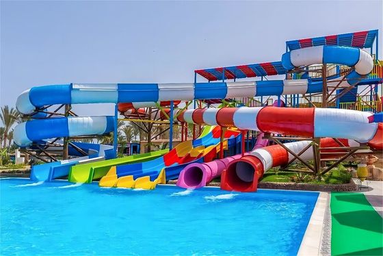 Водолейное парковое горки из стекловолокна для детей