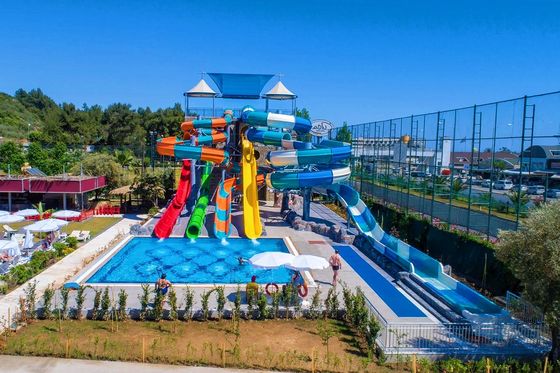 Открытый коммерческий аквапарк Бассейн Игры Водный стекловолокнистый горка для детей