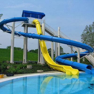 Дизайн игр для водных парков Плавательный бассейн из стекловолокна Игрушки Водные горки для детей