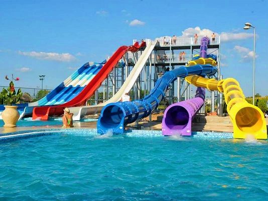 Водный парк Бассейн Атракция Дети играют на водяном горшке из стекловолокна