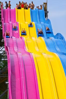 Бассейн Стекловолоконная Водная Горка Развлечения Высокая Скорость Семья Для Аквапарка Водных Игр