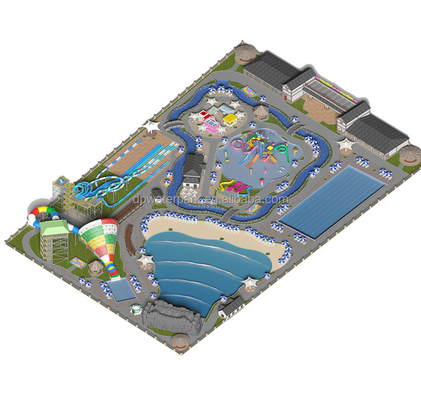 Хорошая цена. 20000 SQM Aqua Park Design Master Plan Custom Water Theme Park Design for Resorts онлайн