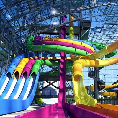Хорошая цена. Commercial Fiberglass Water Park Slide with 7.3m Height and Pool End for Kids and Adults онлайн