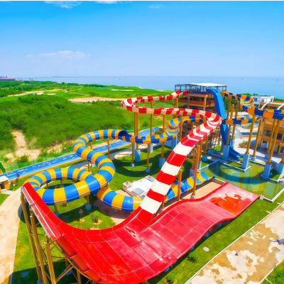 Хорошая цена. Commercial Fiberglass Shaped Skyward Spiral Tornado Small And Large Water Slide The Best Way To Attract More Customers To Your Water Park онлайн