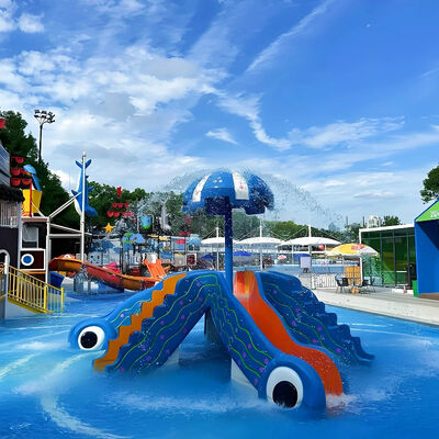 Хорошая цена. Водная игра Скиты Фонтан Коммерческий аквапарк Детский бассейн Металлическая конструкция из стекловолокна Оцинкованная сталь с 1-летней гарантией онлайн