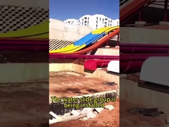 OEM Водные детские игры парка развлекательное оборудование, стекловолокнистые горки