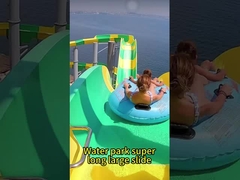 Дизайн коммерческого бассейна на открытом воздухе, набор водных горки для развлечений