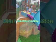 Маленький бумеранговый водный горка детский плавательный бассейн из стекловолокна, детский водный горка из стекловолокна